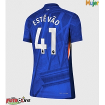 Camiseta Chelsea Estevao Willian #41 Primera Equipación para mujer 2025-26 manga corta